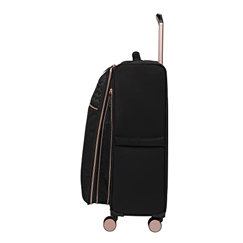 it luggage Divinity II 28" Softside Checked 8 Wheel Spinner, Black