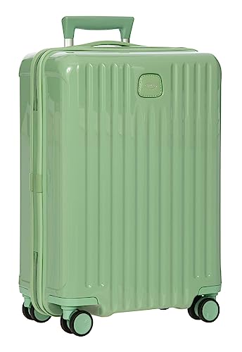 Bric's Carry-On Spinner Suitcase Hardside Positano Collection, Sage Green, 21 Inch
