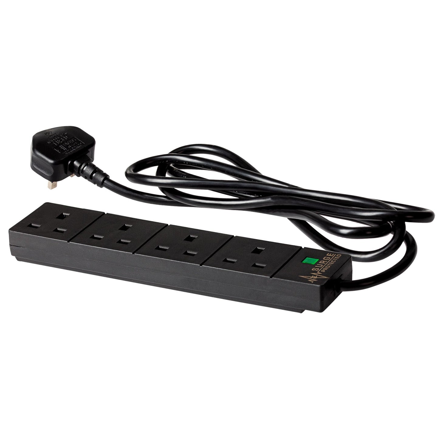 Maplin 2m 4 Socket Extension Lead with Surge Protection