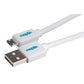 Maplin USB-A to Micro USB-B Cable - White