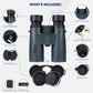 PRAKTICA Pioneer R 8x42mm Binoculars - Blue