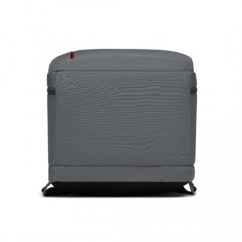 Kono 20L Cabin Backpack with Red Trim for 15.6” Laptop – Water-Resistant Travel Daypack with Luggage Strap