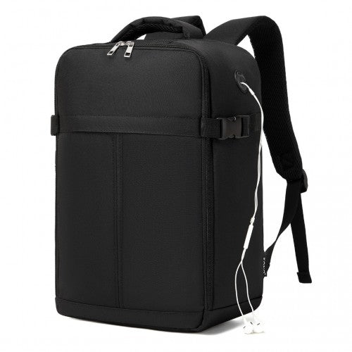 Kono Urban Smart 15L Carry-On Backpack with Luggage Strap – Ideal for Travel, Work & Daily Commute