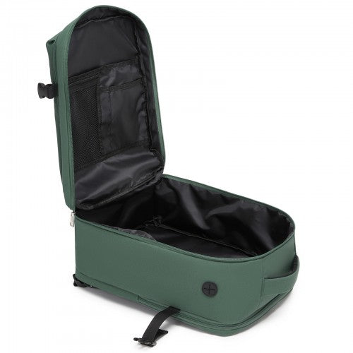 Kono Spacious and Organised Personal-Item Backpack (40×30×20) with 15.6" Laptop Sleeve, Clamshell Main