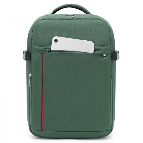 Kono Spacious and Organised Personal-Item Backpack (40×30×20) with 15.6" Laptop Sleeve, Clamshell Main