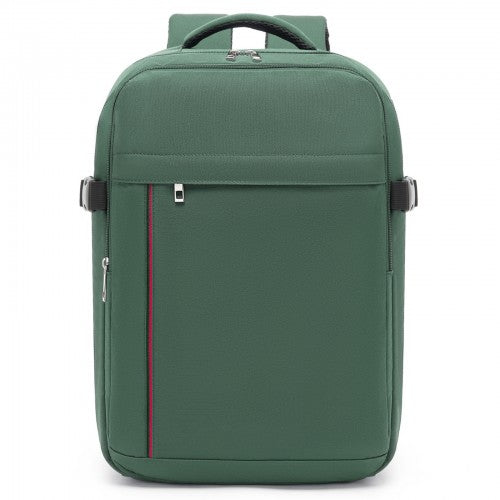 Kono Spacious and Organised Personal-Item Backpack (40×30×20) with 15.6" Laptop Sleeve, Clamshell Main