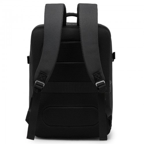 Kono Spacious and Organised Personal-Item Backpack (40×30×20) with 15.6" Laptop Sleeve, Clamshell Main