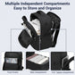 Kono Spacious and Organised Personal-Item Backpack (40×30×20) with 15.6" Laptop Sleeve, Clamshell Main