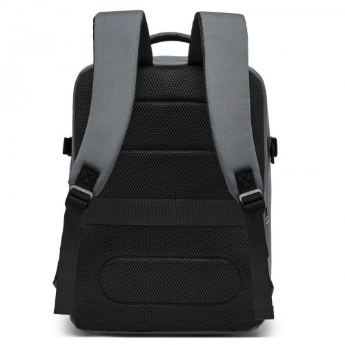 Kono Spacious and Organised Personal-Item Backpack (40×30×20) with 15.6" Laptop Sleeve, Clamshell Main