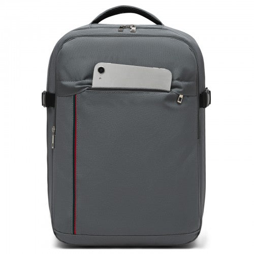 Kono Spacious and Organised Personal-Item Backpack (40×30×20) with 15.6" Laptop Sleeve, Clamshell Main