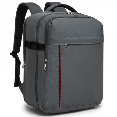 Kono Spacious and Organised Personal-Item Backpack (40×30×20) with 15.6" Laptop Sleeve, Clamshell Main