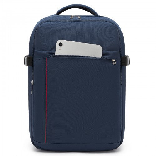 Kono Spacious and Organised Personal-Item Backpack (40×30×20) with 15.6" Laptop Sleeve, Clamshell Main