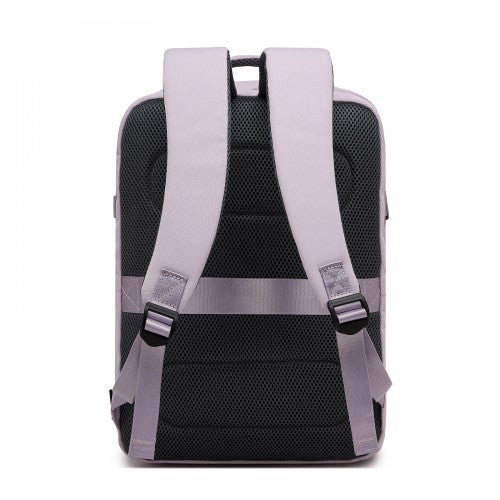 Kono Spacious and Organised Personal-Item Backpack (40×30×20) with 15.6" Laptop Sleeve, Clamshell Main