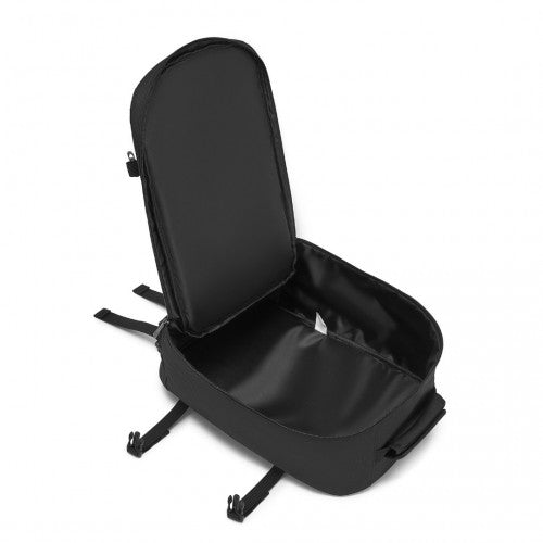 Kono Multi-purpose Business Carry-On Backpack–Fits 15.6" Laptop, Ideal for Work, Travel & Daily Commute - Black