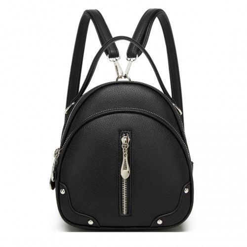 Miss Lulu Convertible Mini Backpack for Women - PU Leather 3-in-1 Small Handbag, Crossbody Bag & Shoulder Backpack