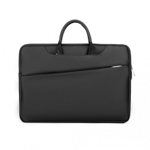 Kono Executive Water-Resistant Laptop Bag With Versatile Carrying Options - Black