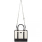 Miss Lulu PU Leather Graceful Spacious Tote Bag with Woven Trim and Detachable Ethnic Strap