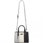 Miss Lulu PU Leather Three-Tone Stitched Shoulder Handbag - Stylish Daily Bag with Adjustable Strap