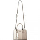 Miss Lulu PU Leather Three-Tone Stitched Shoulder Handbag - Stylish Daily Bag with Adjustable Strap