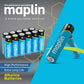 Maplin 80x AA LR6 7 Year Shelf Life 1.5V High Performance Alkaline Batteries with Universal Battery Tester