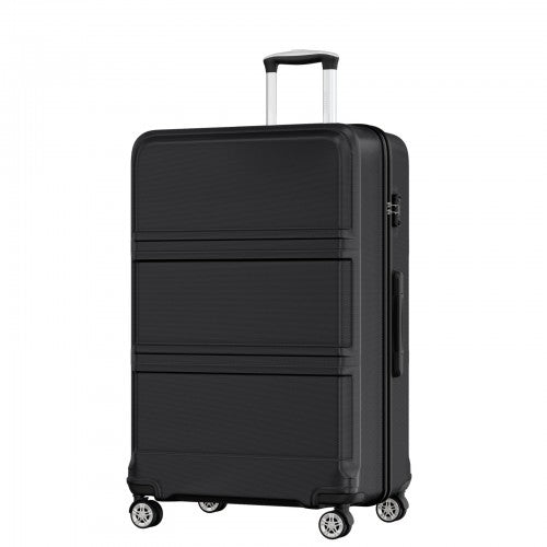 Kono ABS+PC 32 Inch Extra-Large Suitcase, Sculpted Horizontal Design, Hard-Shell Wheeled Luggage with Telescopic Handle