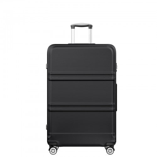 Kono ABS+PC 32 Inch Extra-Large Suitcase, Sculpted Horizontal Design, Hard-Shell Wheeled Luggage with Telescopic Handle
