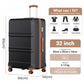 Kono ABS+PC 32 Inch Extra-Large Suitcase, Sculpted Horizontal Design, Hard-Shell Wheeled Luggage with Telescopic Handle