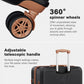 Kono ABS+PC 32 Inch Extra-Large Suitcase, Sculpted Horizontal Design, Hard-Shell Wheeled Luggage with Telescopic Handle