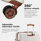Kono ABS+PC 32 Inch Extra-Large Suitcase, Sculpted Horizontal Design, Hard-Shell Wheeled Luggage with Telescopic Handle