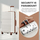 Kono ABS+PC 32 Inch Extra-Large Suitcase, Sculpted Horizontal Design, Hard-Shell Wheeled Luggage with Telescopic Handle