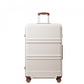 Kono ABS+PC 32 Inch Extra-Large Suitcase, Sculpted Horizontal Design, Hard-Shell Wheeled Luggage with Telescopic Handle
