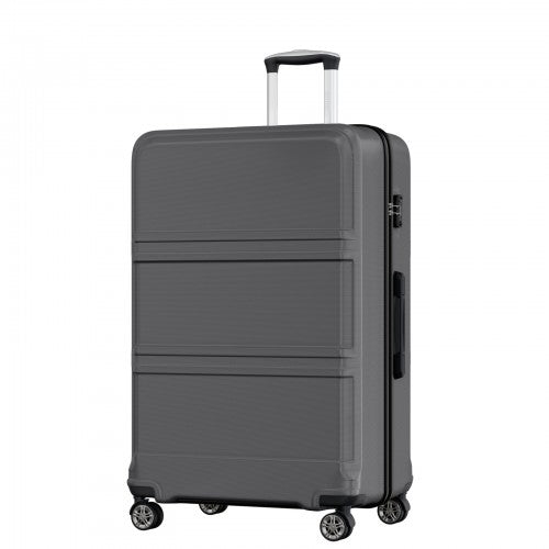 Kono ABS+PC 32 Inch Extra-Large Suitcase, Sculpted Horizontal Design, Hard-Shell Wheeled Luggage with Telescopic Handle