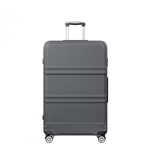 Kono ABS+PC 32 Inch Extra-Large Suitcase, Sculpted Horizontal Design, Hard-Shell Wheeled Luggage with Telescopic Handle