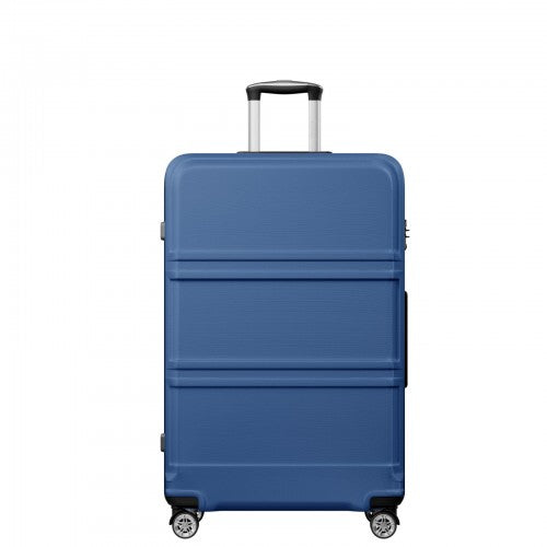 Kono ABS+PC 32 Inch Extra-Large Suitcase, Sculpted Horizontal Design, Hard-Shell Wheeled Luggage with Telescopic Handle