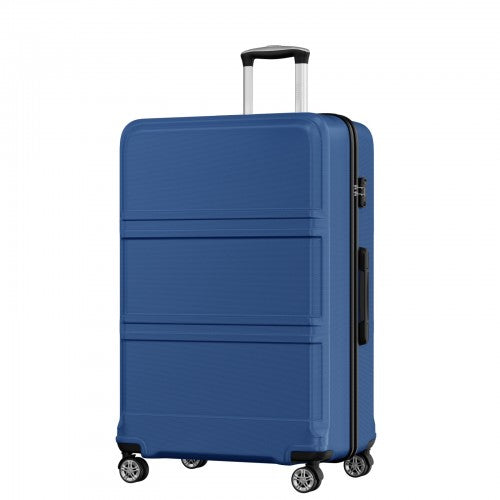Kono ABS+PC 32 Inch Extra-Large Suitcase, Sculpted Horizontal Design, Hard-Shell Wheeled Luggage with Telescopic Handle
