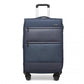 British Traveller 24 Inch Lightweight Soft Shell Expandable Suitcase With TSA Lock - Navy
