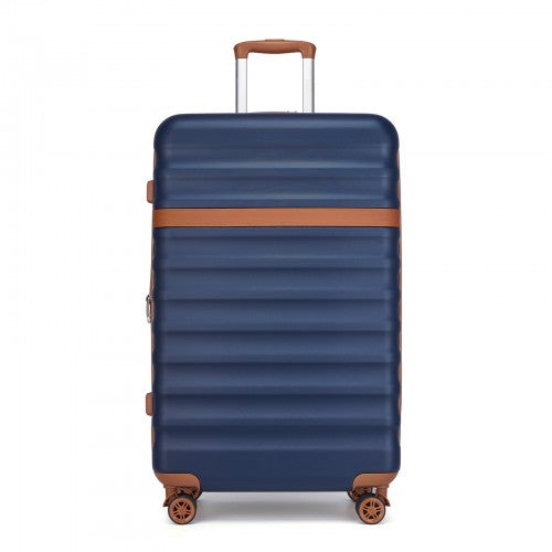 Kono 28 Inch Expandable Lightweight Hard Shell ABS+PC Check-In Suitcase with TSA Lock Ideal for Extended Trips and Secure Travel