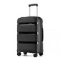 Kono 24-Inch PP Hardshell Suitcase–Durable Checked Luggage with TSA Lock & 360 Spinner Silent Wheels