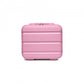 Kono 12-Inch PP Hardshell Lightweight Vanity Case for Travel & Daily Use
