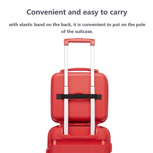 Kono 12-Inch PP Hardshell Lightweight Vanity Case for Travel & Daily Use