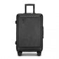 Kono Durable 24 Inch ABS+PC Hardshell Suitcase with TSA Lock Lightweight Travel Luggage with 360° Spinner Wheels - Black