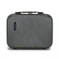 Kono 12 inch Hard Shell Vanity Cosmetic Case – Durable Travel Makeup Organizer with YKK Zipper - Grey