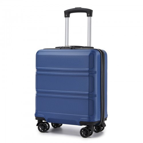 Kono 16 Inch ABS Hard Shell Under-Seat Cabin Suitcase with Spinner Wheels