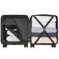 Kono 16 Inch ABS Hard Shell Under-Seat Cabin Suitcase with Spinner Wheels