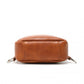 Miss Lulu Convertible PU Leather Multi-wear Chest Bag - Brown