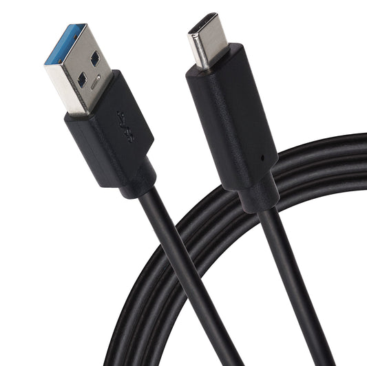 Maplin Pro USB-C to USB-A 3.1 Gen1 5Gbps Super Speed Cable - Black, 1m