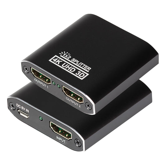 Maplin HDMI Splitter 1 Port In 2 Ports Out 4K Ultra HD @30Hz 10.2Gbps