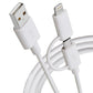 Maplin USB-A to 2-in-1 Multi-Charging Lightning & Micro USB Cable - White, 1m