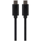 Maplin USB-C to USB-C 3.2 Gen2 100W 10Gbps Super Speed Cable - Black, 1m