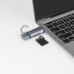 Maplin USB-C & USB-A 3.0 SD Card Reader for SDXC / SDHC / MicroSDXC / MicroSDHC / UHS-I